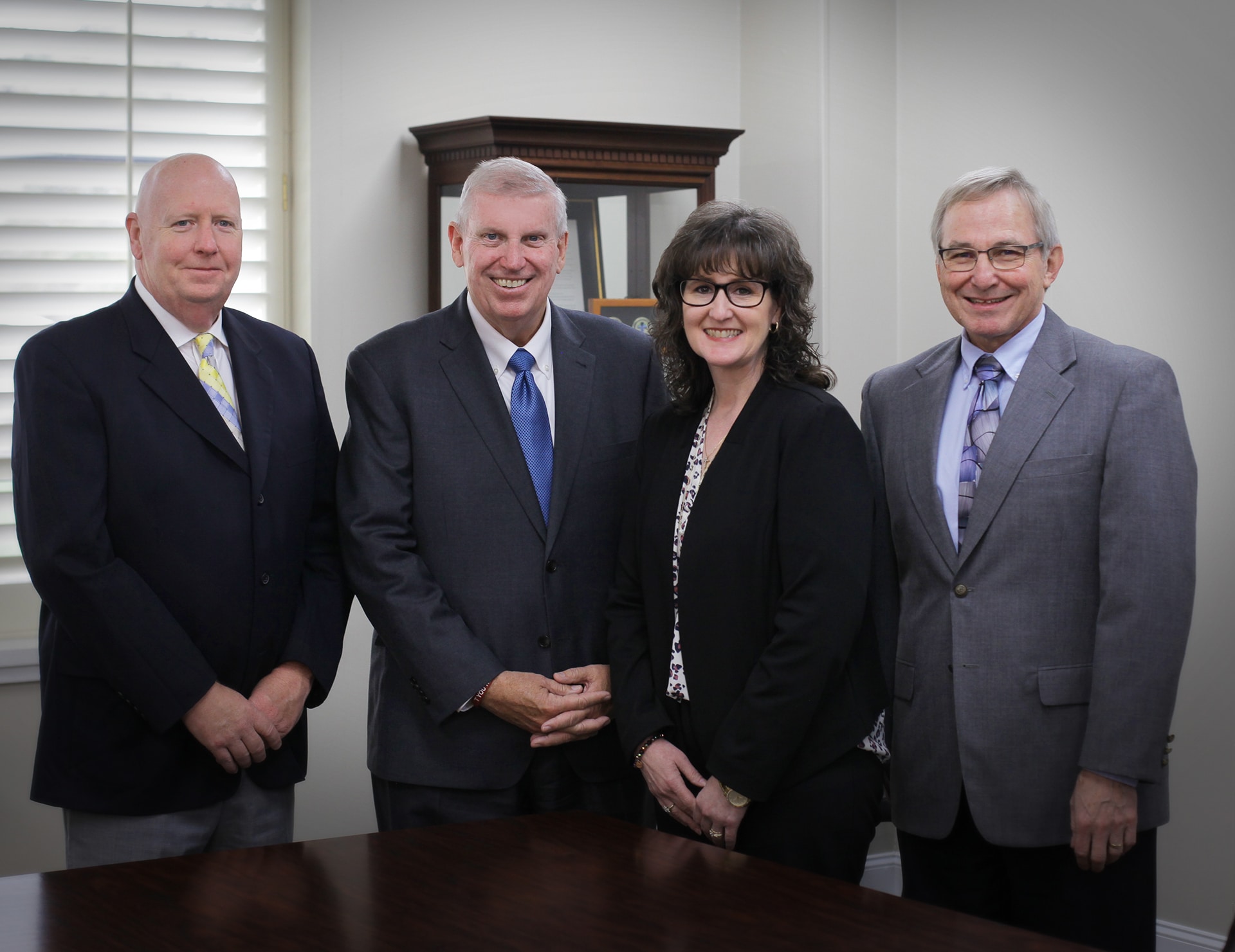 John Graham, Rick Smith, Amy Minor, and Mike Myers